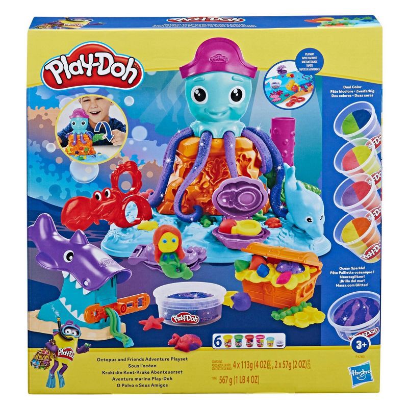 slide 2 of 14, Play-Doh Octopus and Friends Adventure Playset, 1 ct