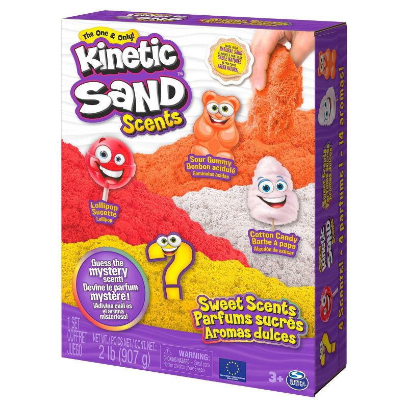 Kinetic Sand Sweet Scents 4pk 4 ct
