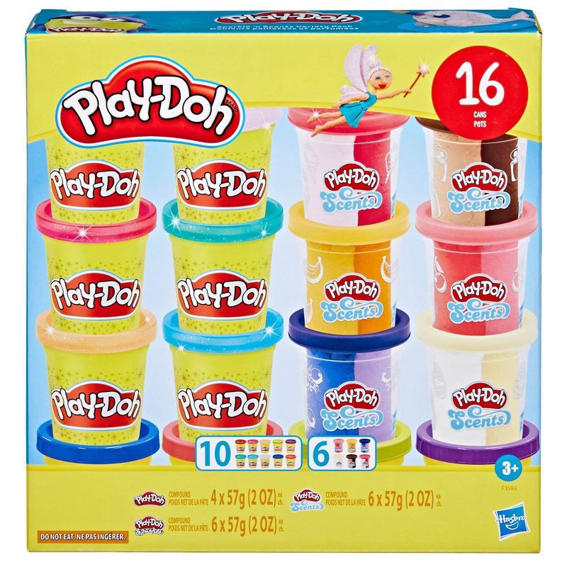 slide 2 of 7, Play-Doh Sparkle and Scents Variety Pack, 1 ct