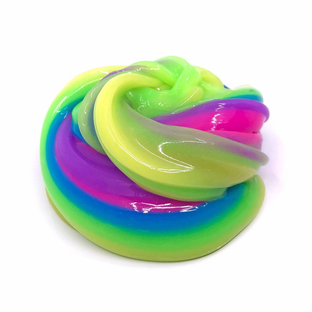 slide 2 of 6, Nickelodeon Slime Rainbow Glow Jar, 1 ct