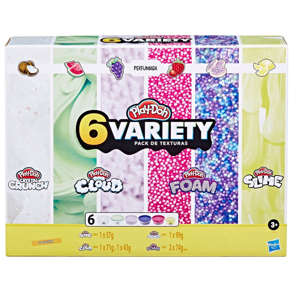 Play-Doh 6 Variety Texture Pack Scented 1 ct | Shipt