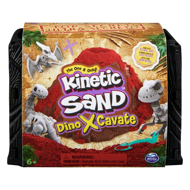 slide 1 of 7, Kinetic Sand DinoXCavate, 1 ct