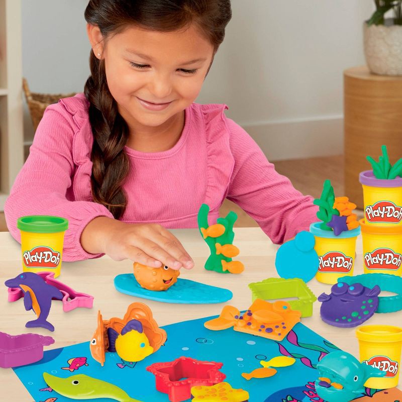 slide 2 of 8, Play-Doh Ocean Friends Toolset - 22pc, 22 ct
