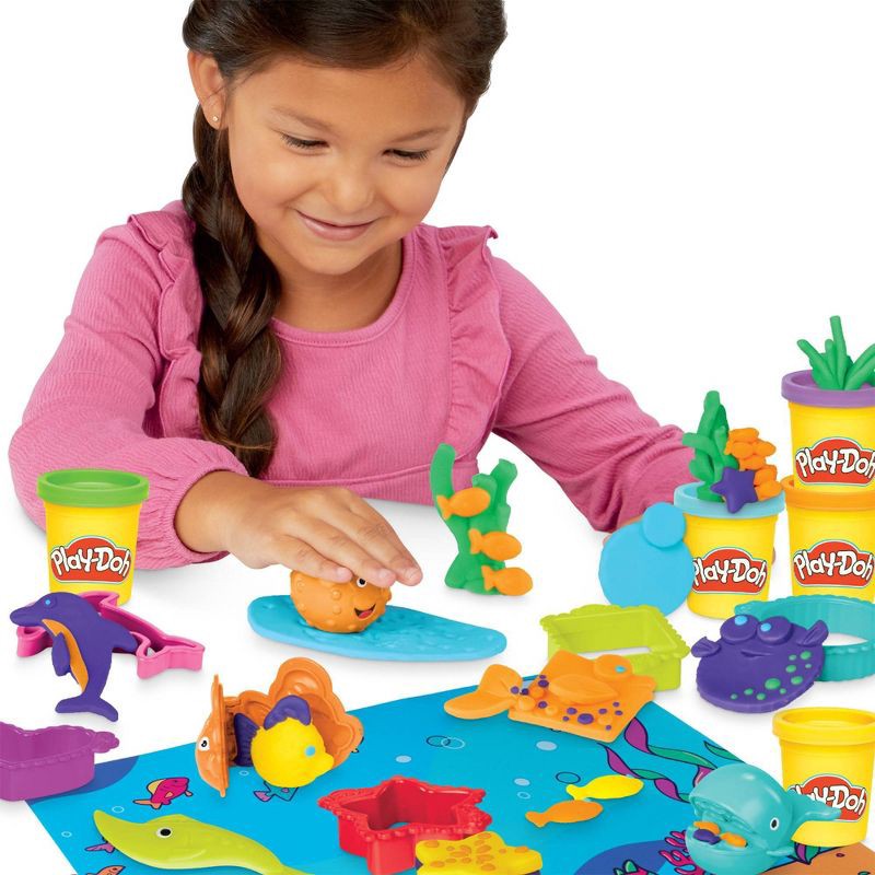 slide 8 of 8, Play-Doh Ocean Friends Toolset - 22pc, 22 ct