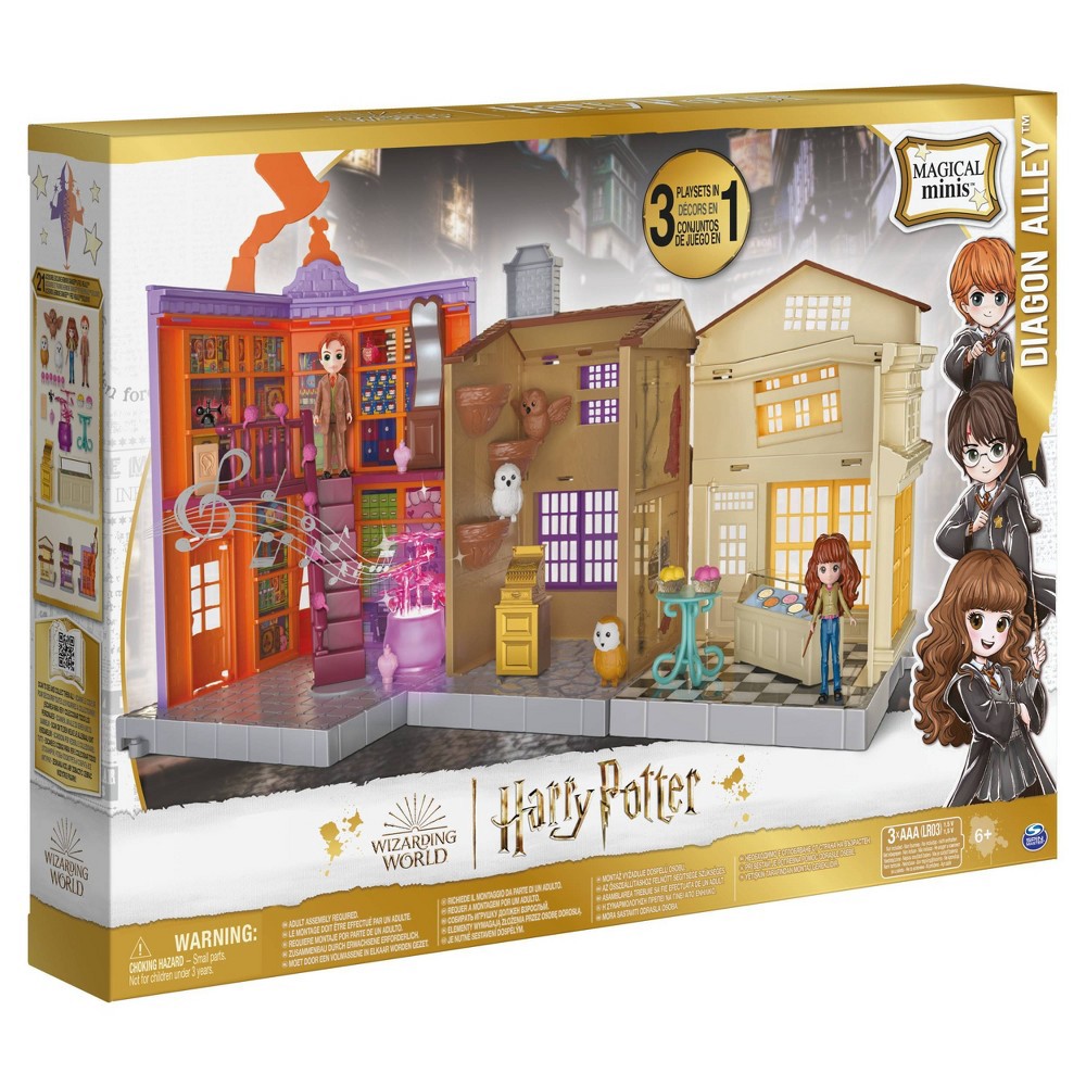 slide 5 of 10, Wizarding World Harry Potter Magical Minis 3-in-1 Diagon Alley Playset, 1 ct