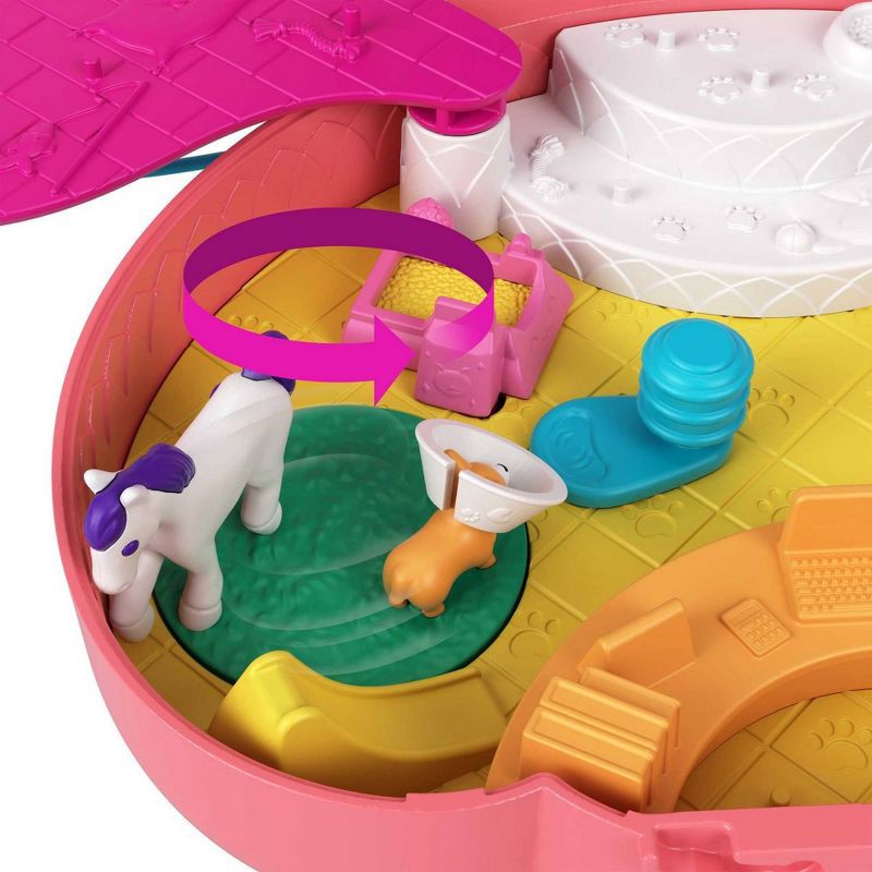 slide 4 of 6, Polly Pocket Starring Shani Cuddly Cat Purse Compact Playset, 1 ct