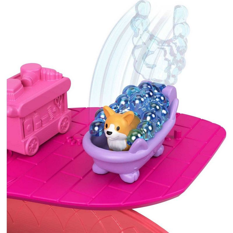 slide 5 of 6, Polly Pocket Starring Shani Cuddly Cat Purse Compact Playset, 1 ct