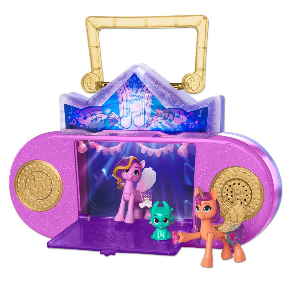 slide 2 of 10, My Little Pony Toys: Musical Mane Melody Doll Playset, 1 ct