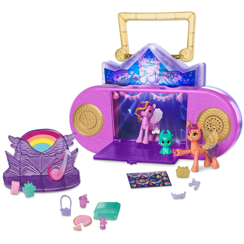 slide 7 of 10, My Little Pony Toys: Musical Mane Melody Doll Playset, 1 ct