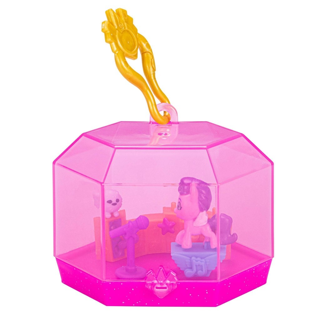 slide 5 of 9, My Little Pony Mini World Magic Crystal Keychain Princess Pipp Petals, 1 ct