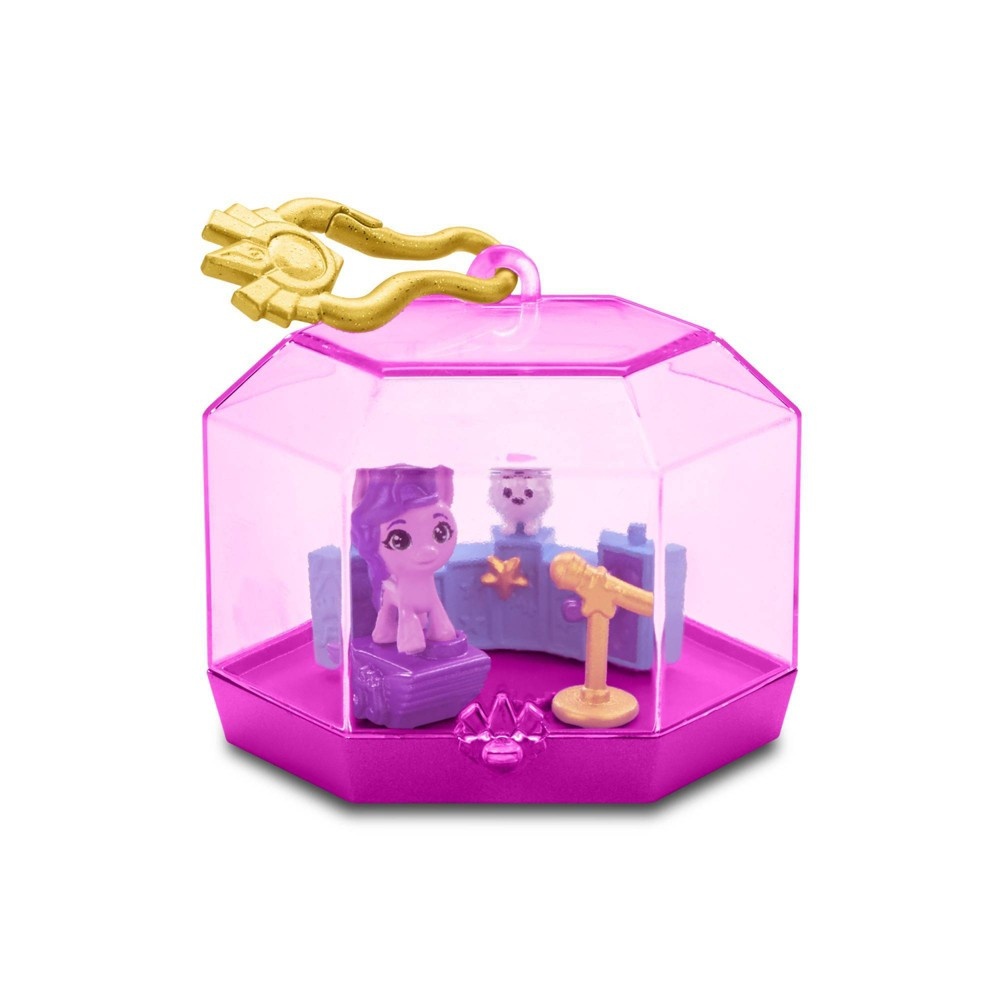 slide 8 of 9, My Little Pony Mini World Magic Crystal Keychain Princess Pipp Petals, 1 ct