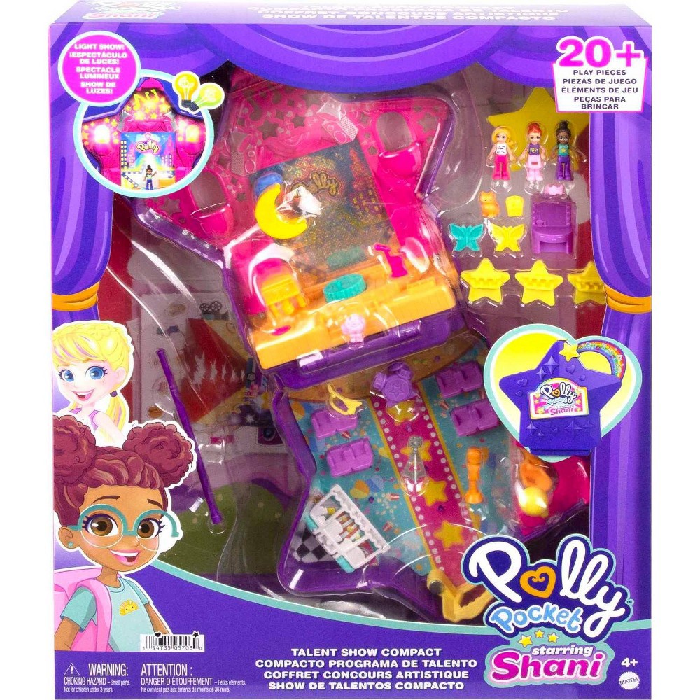 Polly Pocket Starring Shani Talent Show Compact Miniature Playset 1 ct ...