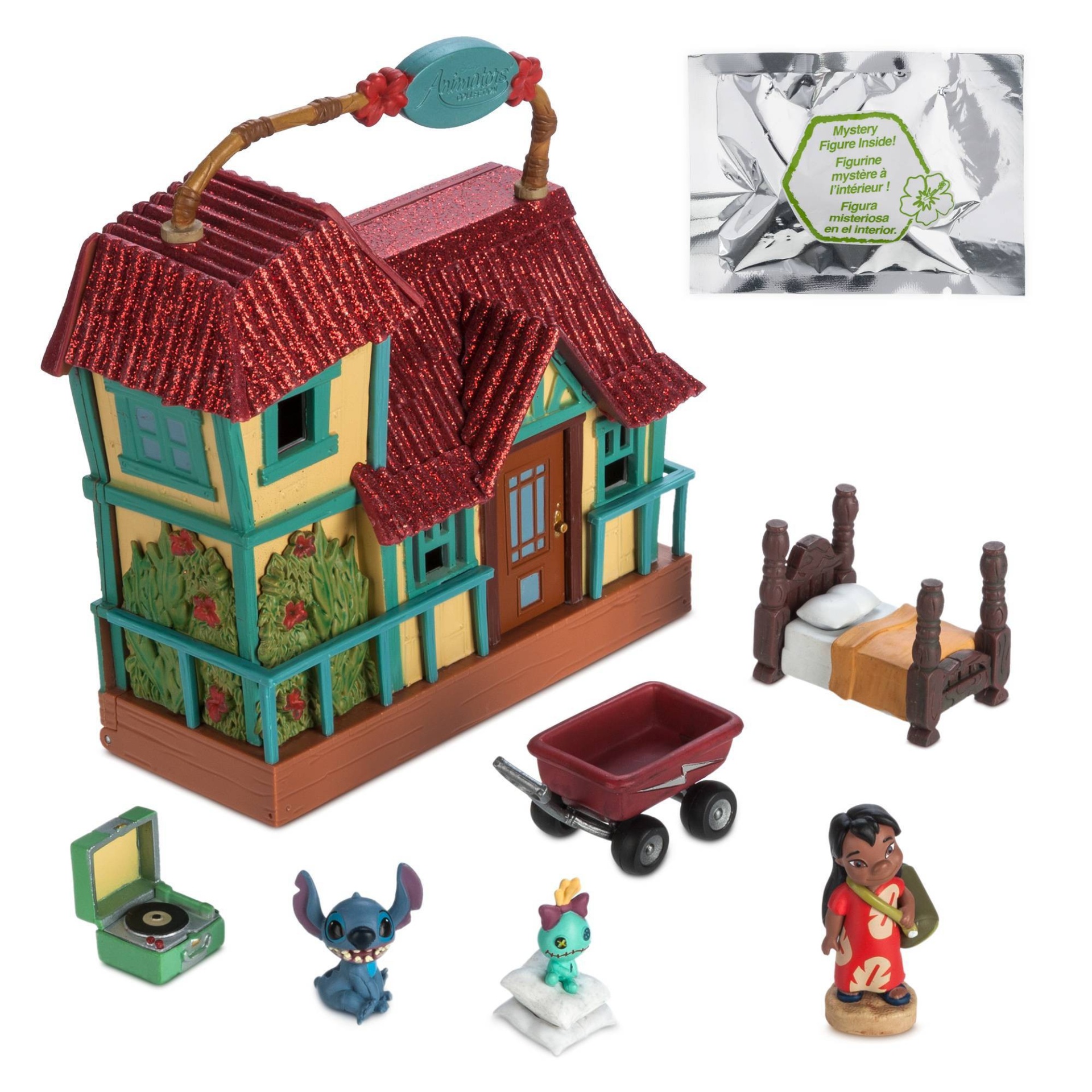 slide 1 of 6, Disney Animators' Collection Littles Lilo & Stitch House Playset, 1 ct
