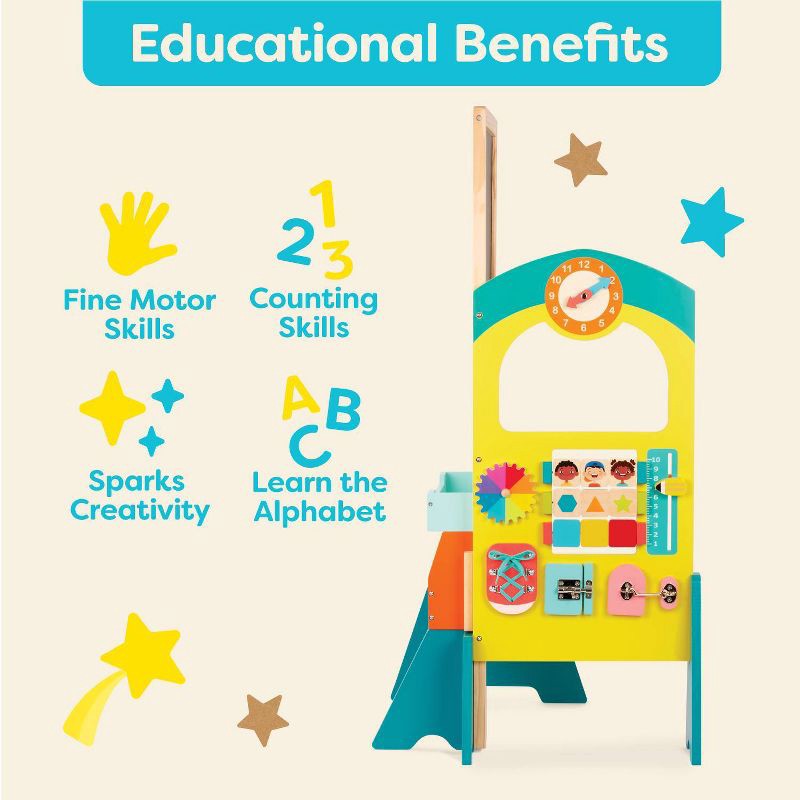 slide 3 of 8, B. play School Play Set - Schoolhouse Fun, 1 ct