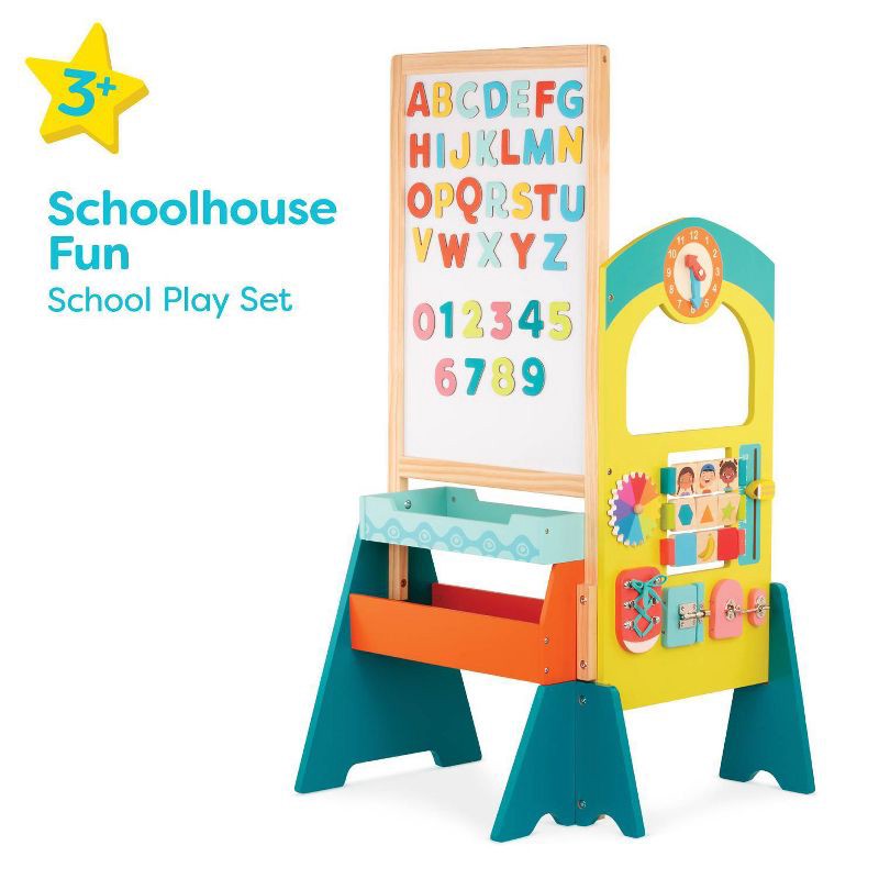 slide 5 of 8, B. play School Play Set - Schoolhouse Fun, 1 ct