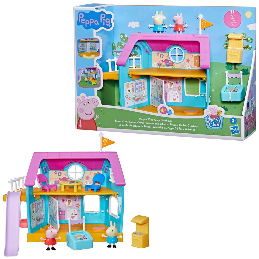 slide 3 of 8, Peppa Pig Peppa's Kids-Only Clubhouse Playset, 1 ct