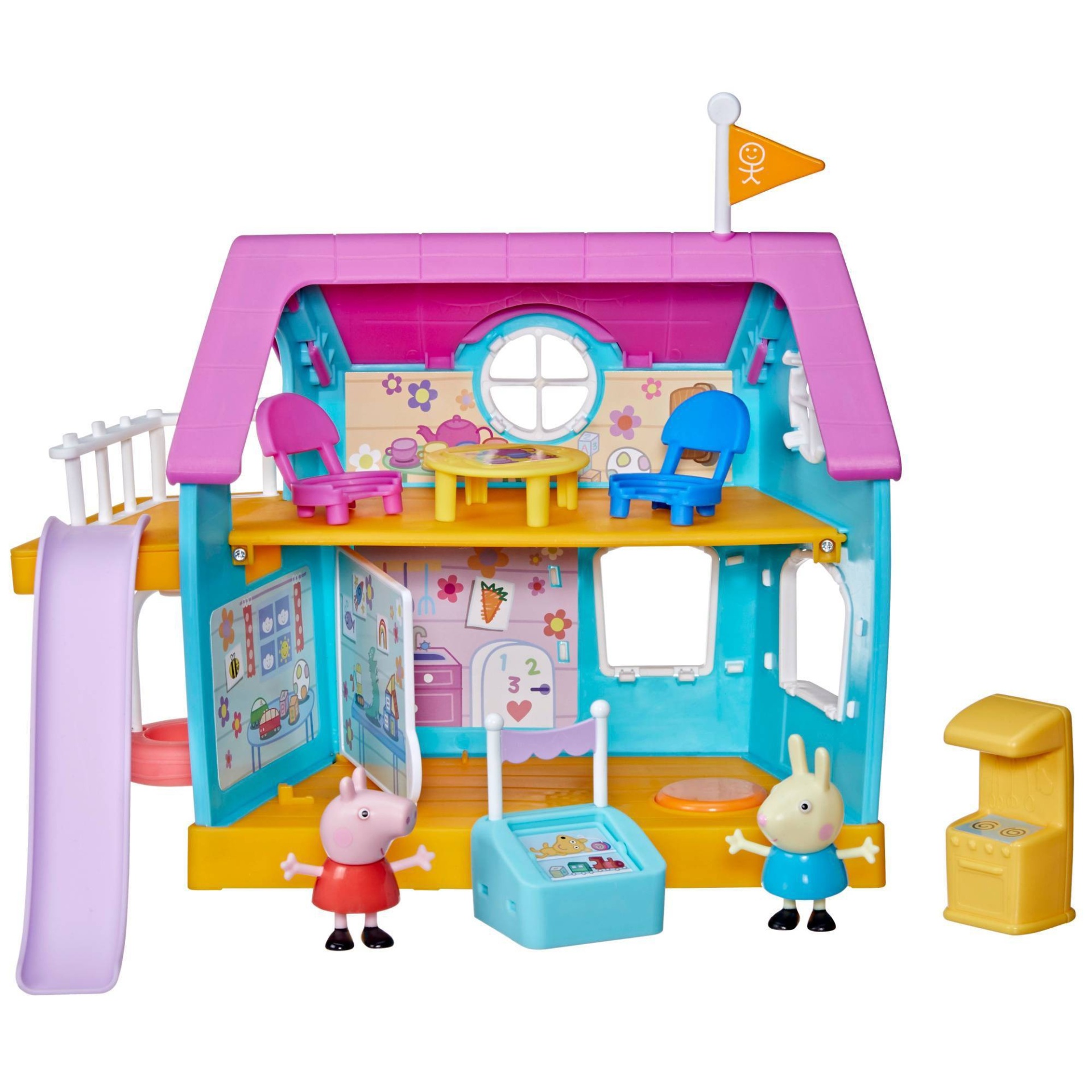 slide 1 of 8, Peppa Pig Peppa's Kids-Only Clubhouse Playset, 1 ct