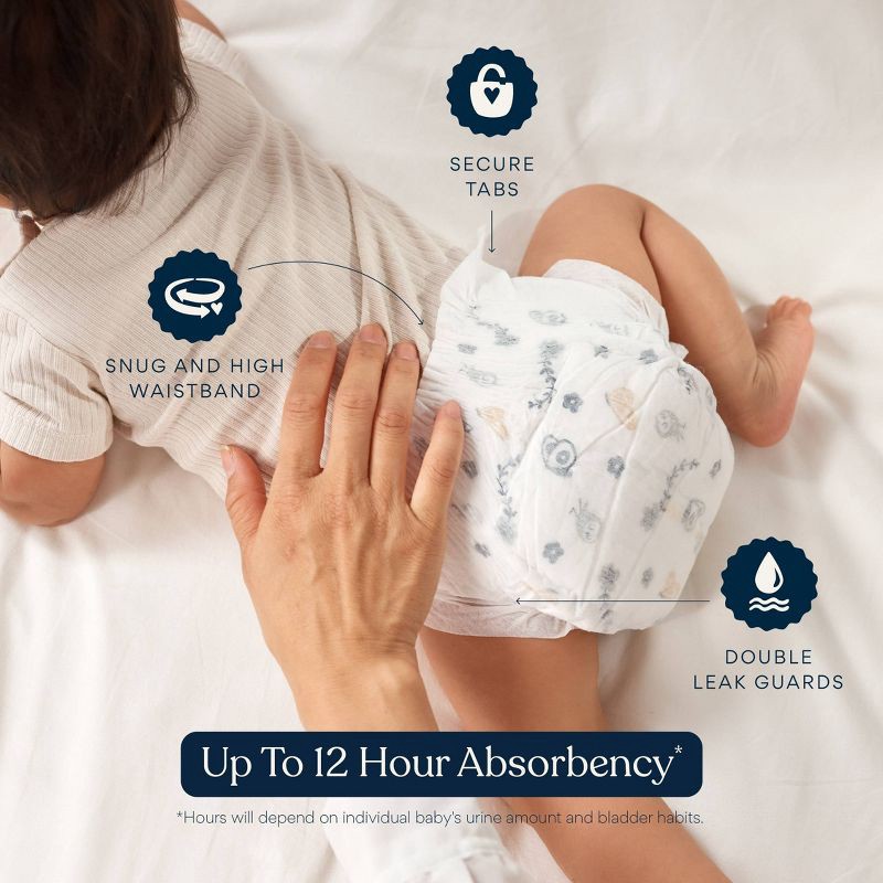 slide 6 of 10, Millie Moon Luxury Disposable Diapers - Size 6 - 88ct, 6 x 88 ct