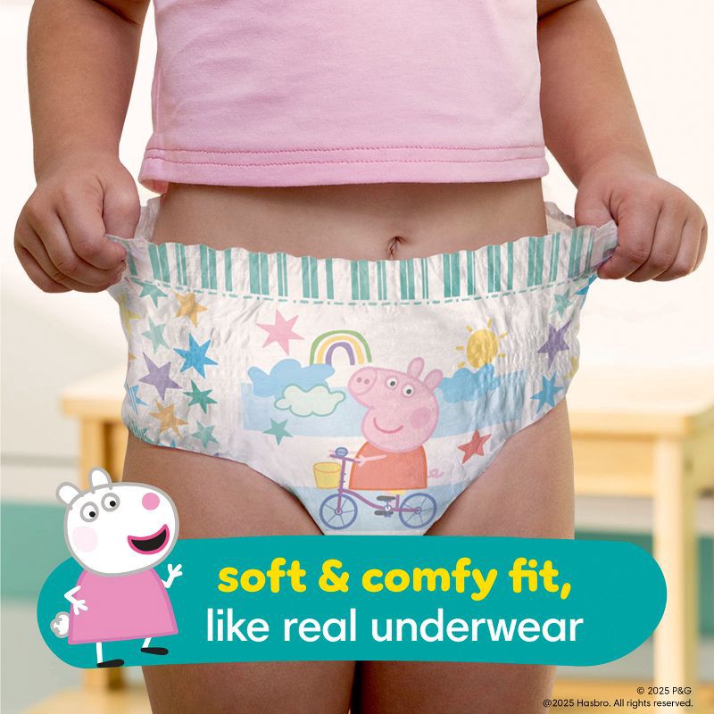 slide 3 of 14, Pampers Easy Ups Girls' Disposable Training Underwear - 5T-6T - 46ct, 46 ct