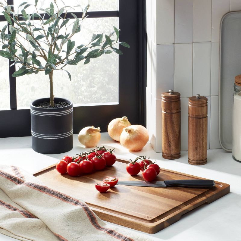 slide 2 of 3, Hearth & Hand with Magnolia Wood Pepper Grinder 7.5" Brown - Hearth & Hand™ with Magnolia, 1 ct