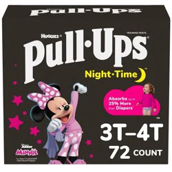 Pull-Ups Nighttime Training Pants 3T-4T - Girl - 72ct