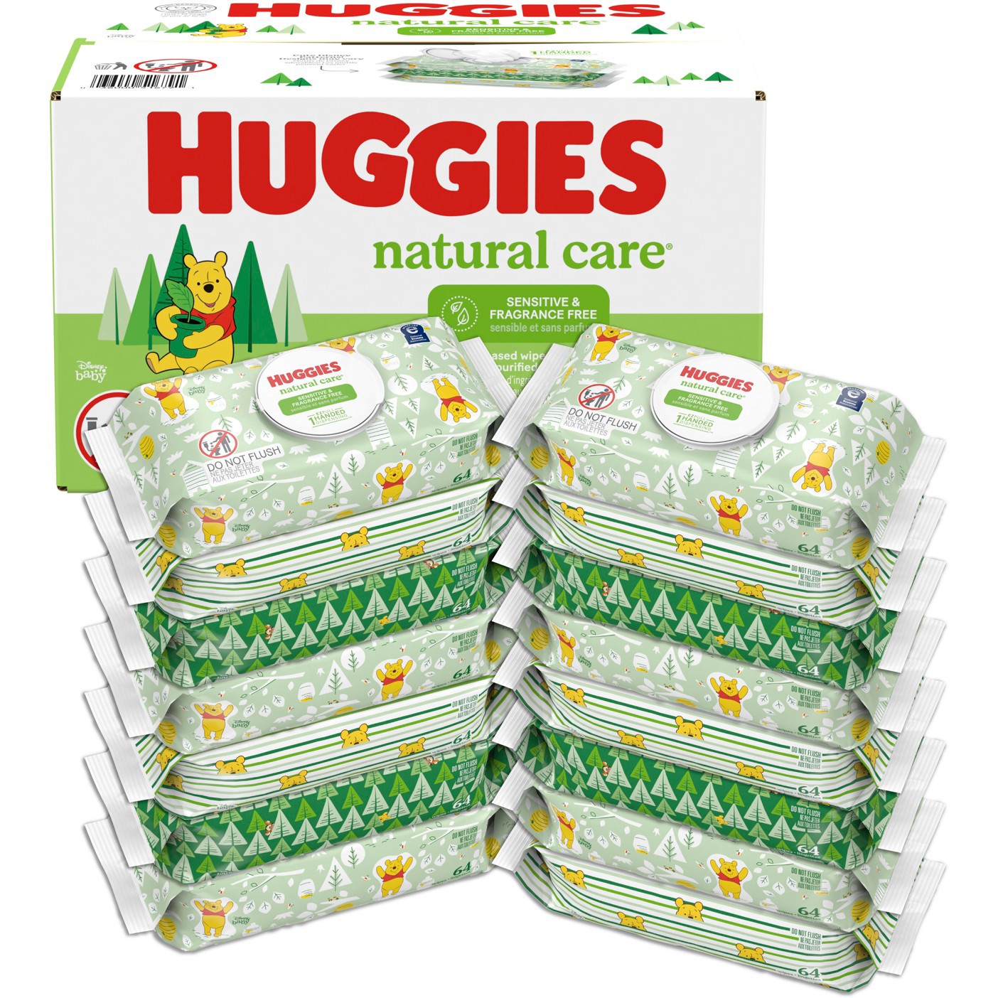slide 4 of 11, Huggies Natural Care Sensitive Unscented Baby Wipes - 960ct, 960 ct