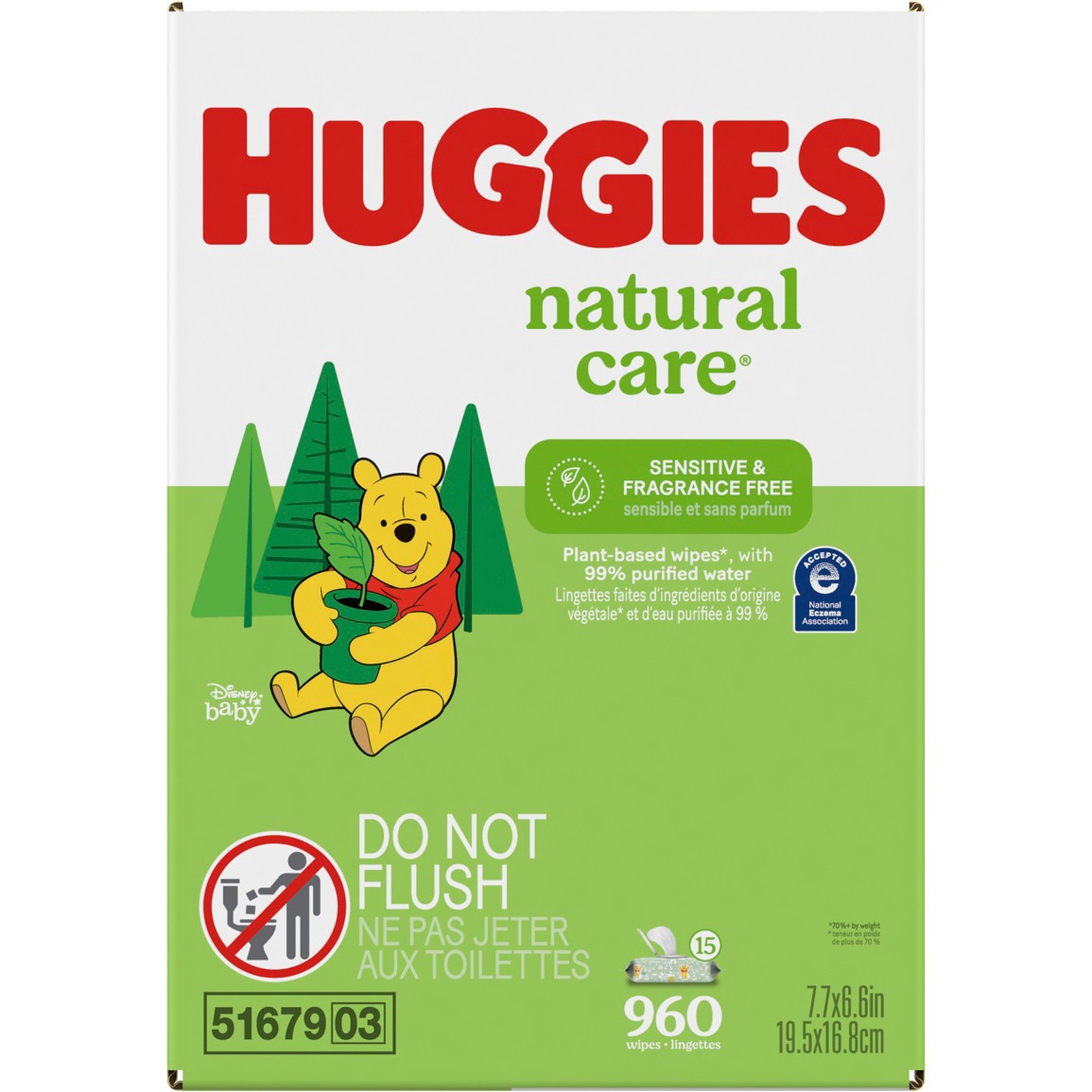 slide 10 of 11, Huggies Natural Care Sensitive Unscented Baby Wipes - 960ct, 960 ct