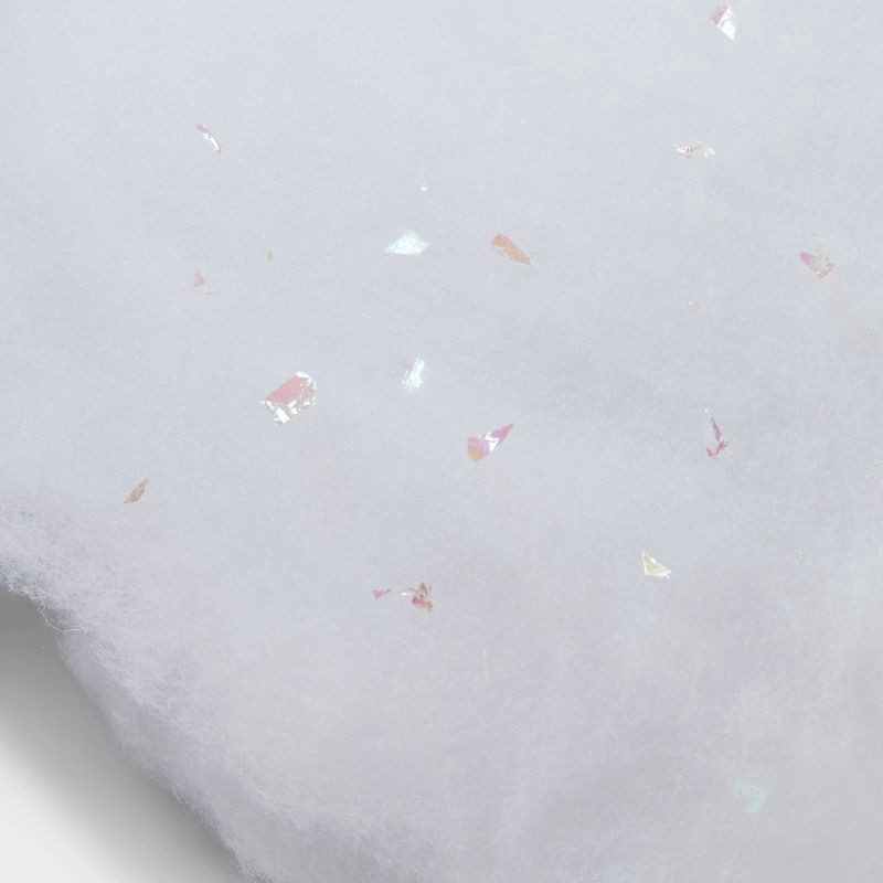 slide 3 of 3, 15"x8' Christmas Glitter Snow Blanket - Wondershop™: Festive Holiday Decor, 1 ct