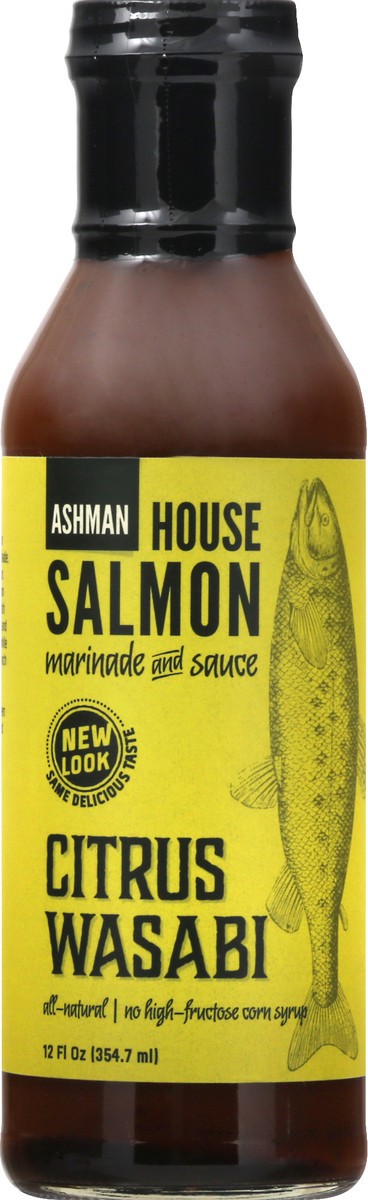 slide 6 of 9, Ashman Salmon Citrus Wasabi Marinade and Sauce 12 oz, 12 oz