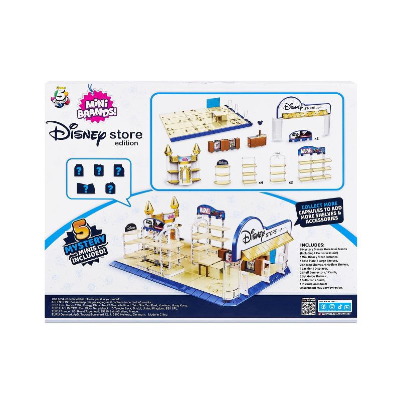 5 Surprise Toys Mini Brands Mickey Mouse Miniature Kitchen Playset Toy Box