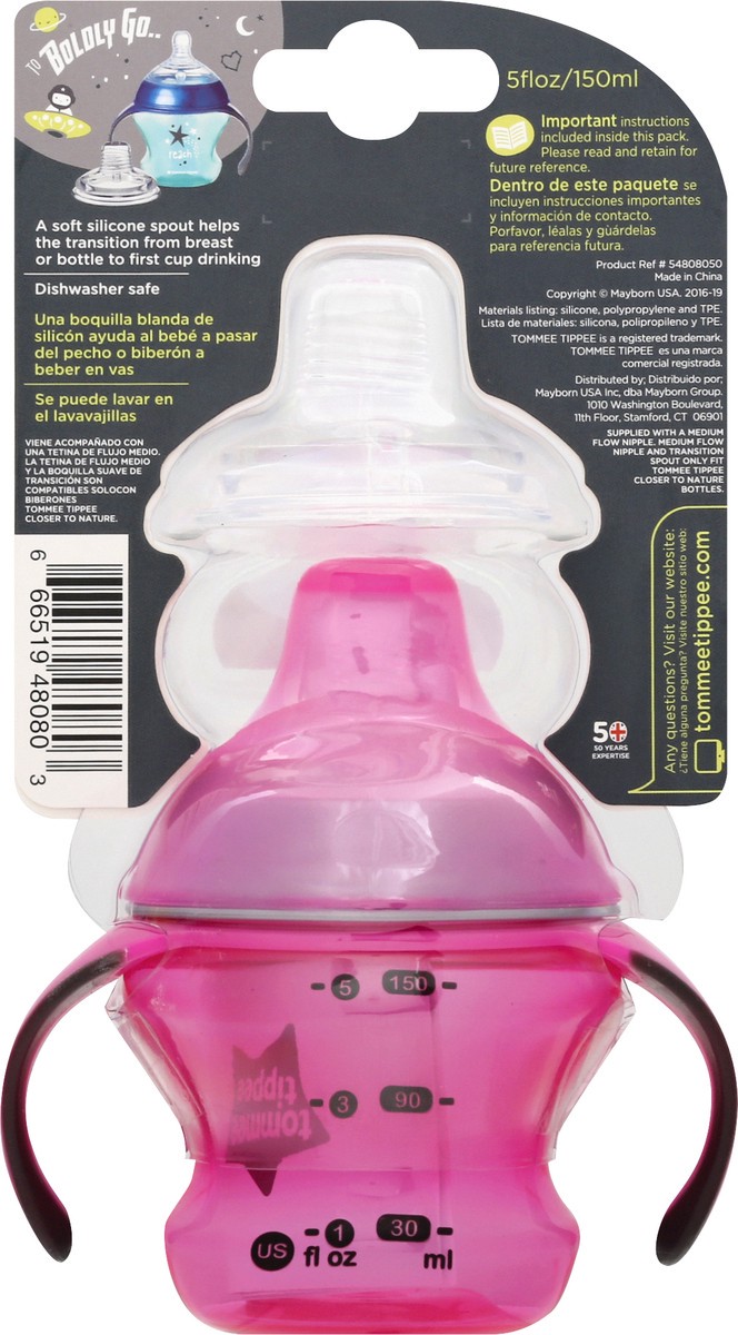 slide 5 of 9, Tommee Tippee 4+ Months 5 Ounce Transition Cup 1 ea, 1 ea