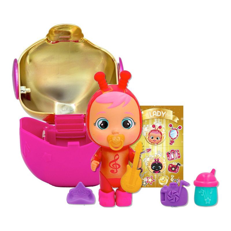 slide 7 of 9, Cry Babies Magic Tears Music Metallic Gold Edition Baby Figure Included, 1 ct