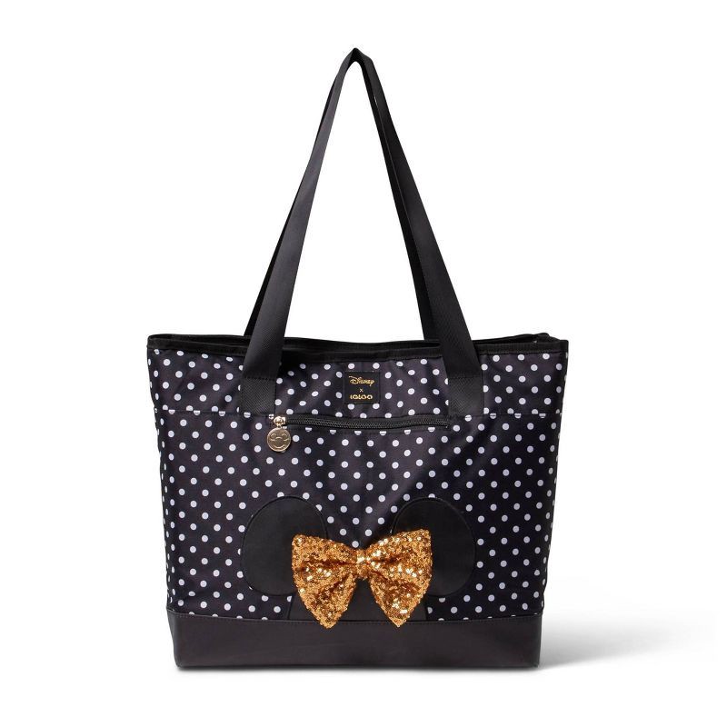 slide 1 of 15, Igloo Dual Compartment 20qt Tote Cooler Bag - Minnie Mouse, 20 qt