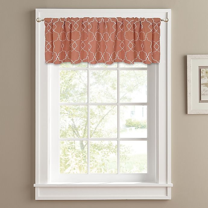 slide 2 of 3, Colordrift Mandy Window Valance - Coral, 1 ct