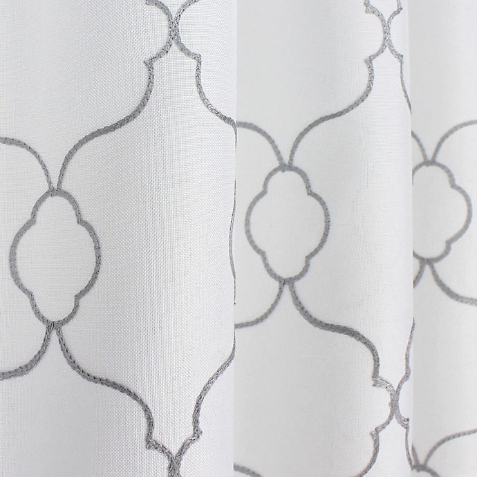 slide 2 of 3, Colordrift Mandy Rod Pocket Window Valance - White, 1 ct