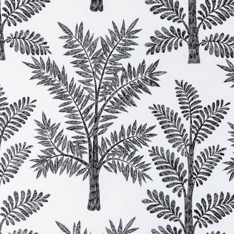 slide 2 of 3, Tree Toile Wallpaper Black - Threshold™, 1 ct