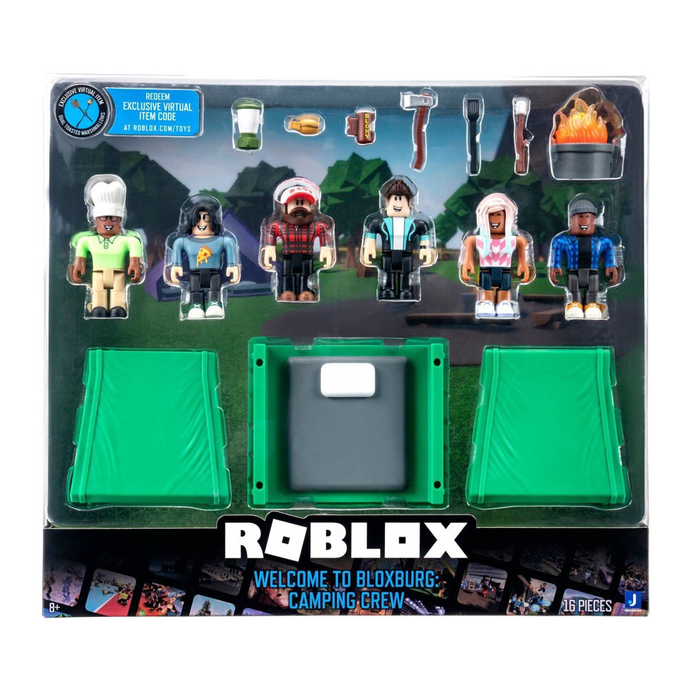 slide 3 of 3, Roblox Action Collection - Welcome to Bloxburg: Camping Crew Feature Playset, 1 ct