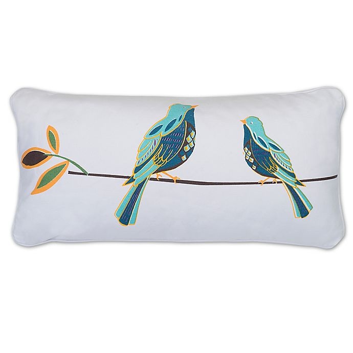 slide 1 of 1, Levtex Home Adele Birds Oblong Throw Pillow, 1 ct