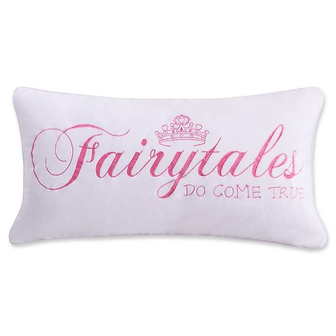 slide 1 of 1, Levtex Home Brittney Fairytales Throw Pillow - White, 1 ct