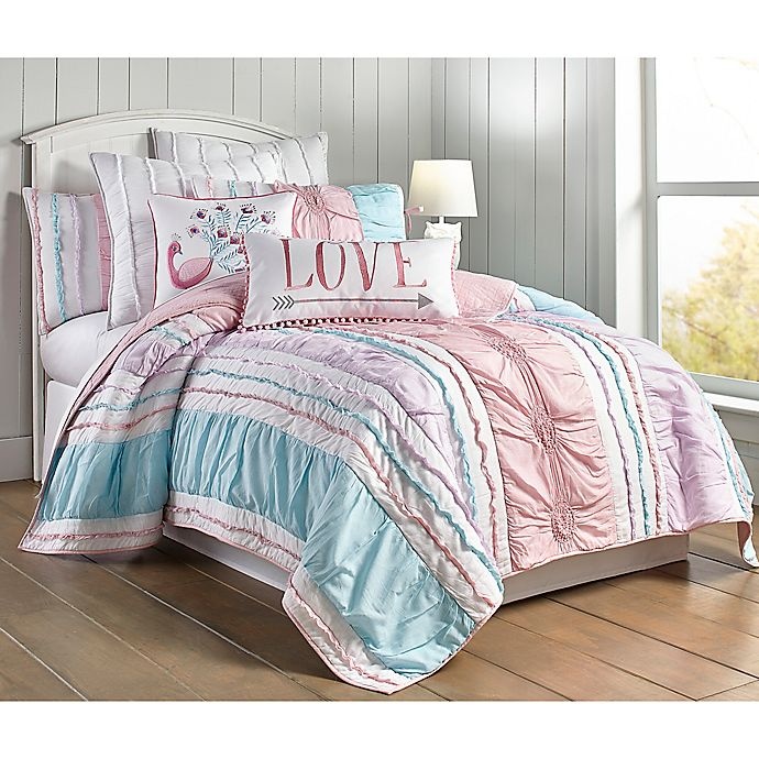 slide 1 of 3, Levtex Home Bobbi Twin Quilt Set - Pink, 1 ct