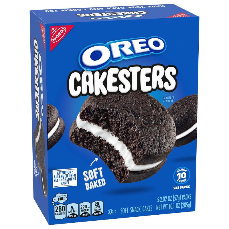 slide 8 of 14, OREO Cakesters Soft Snack Cakes - 10.1oz/5ct, 10.1 oz, 5 ct