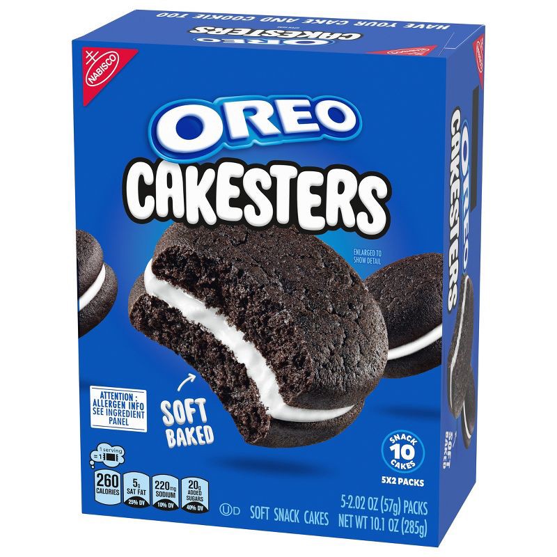 slide 9 of 14, OREO Cakesters Soft Snack Cakes - 10.1oz/5ct, 10.1 oz, 5 ct
