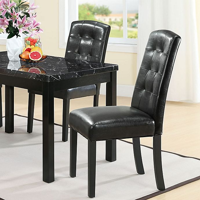 slide 2 of 3, Modway Tread Dining Chair - Black, 2 ct