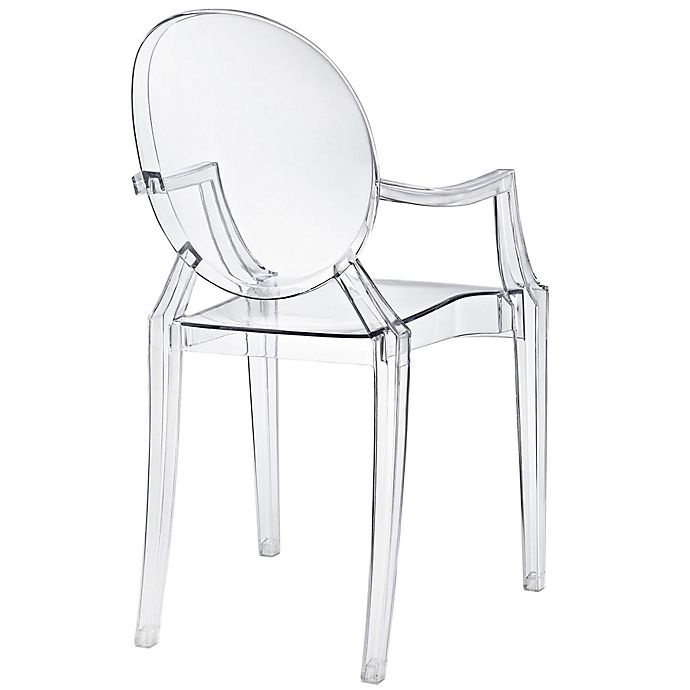 slide 4 of 5, Modway Casper Dining Arm Chair - Clear, 1 ct