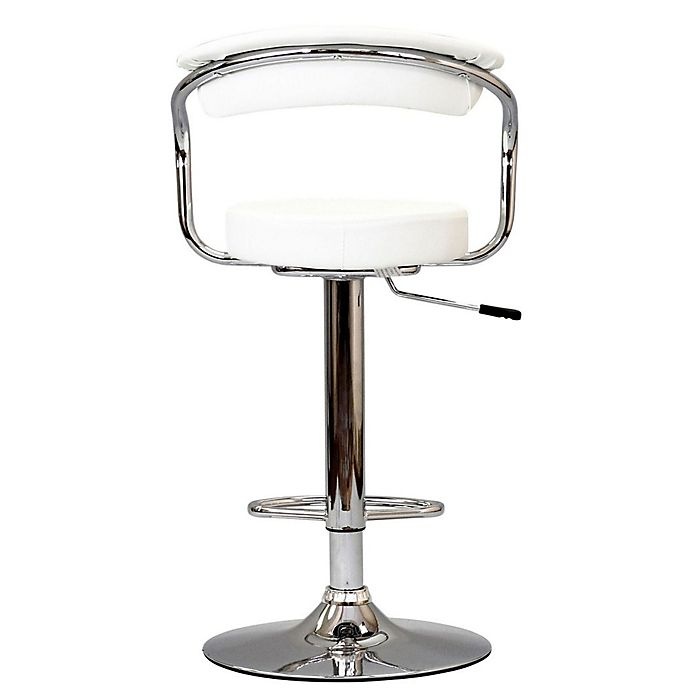 slide 3 of 4, Modway Diner Bar Stool - White, 1 ct