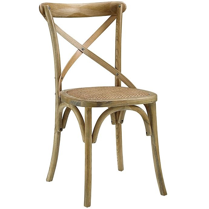 slide 2 of 5, Modway Gear Dining Side Chair - Natural, 1 ct