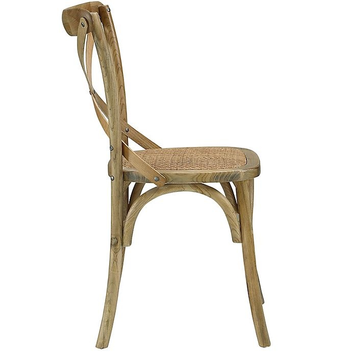 slide 3 of 5, Modway Gear Dining Side Chair - Natural, 1 ct