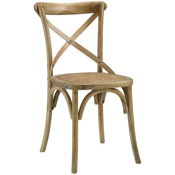 slide 1 of 5, Modway Gear Dining Side Chair - Natural, 1 ct