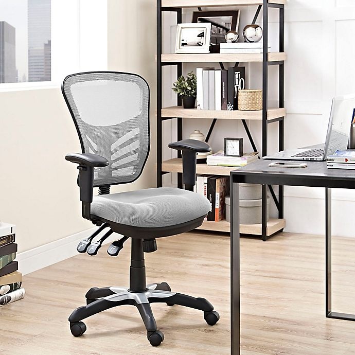 slide 4 of 4, Modway Articulate Mesh Office Chair - Grey, 1 ct