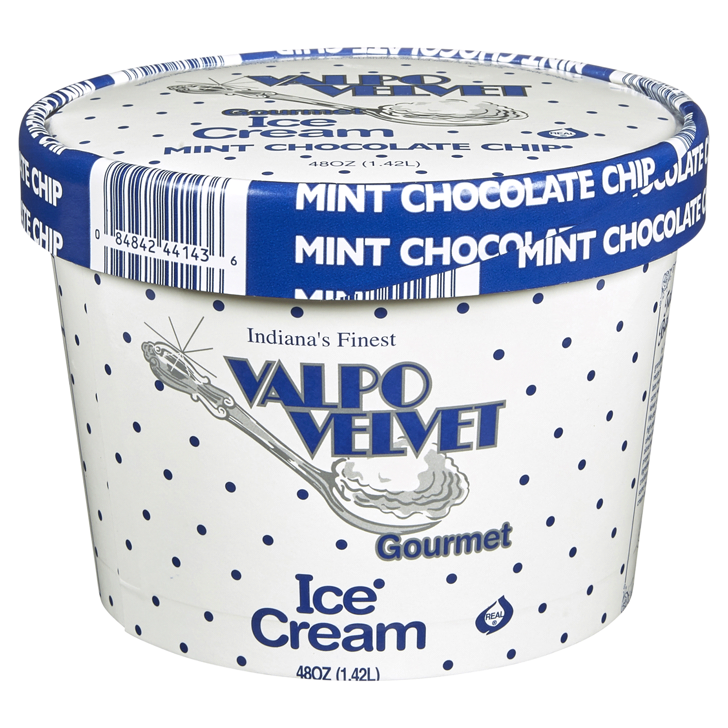 slide 1 of 2, Valpo Velvet Mint Choc Chip, 48 oz